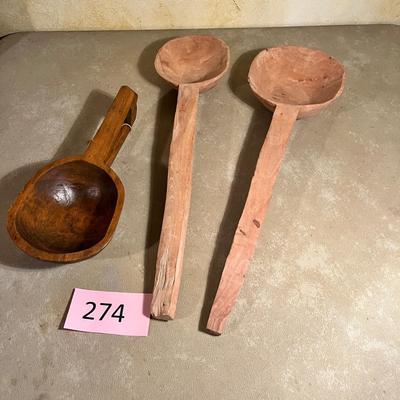 Retro style primitive utensils