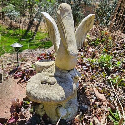 Concrete Pelican & Outdoor Fish (BY-DW)