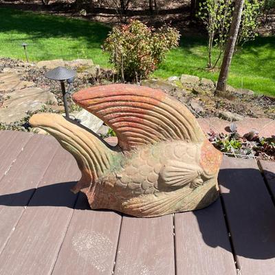 Concrete Pelican & Outdoor Fish (BY-DW)