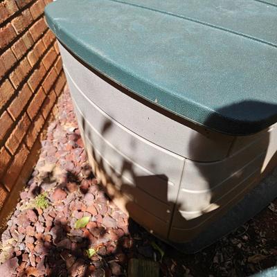 A Pair of Rubbermaid Outdoor Storage Cabinets (BY-DW)