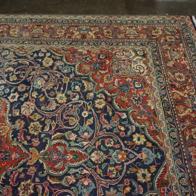 9' X 13' Hand Tied Rug As-Is