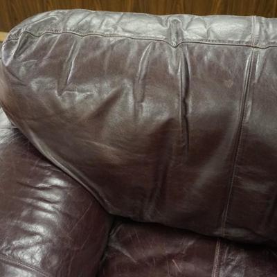 Oversized Leather Club Chair