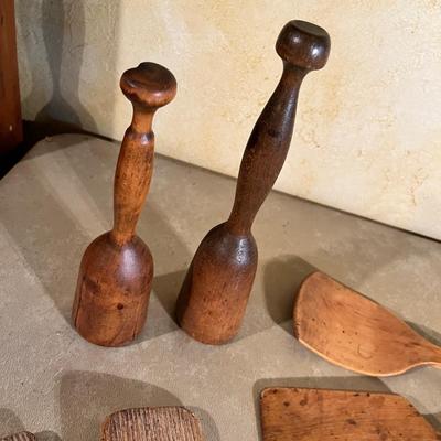 Primitive kitchen/ butter utensils