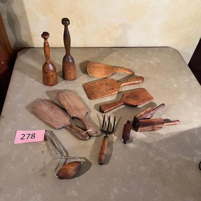 Primitive kitchen/ butter utensils