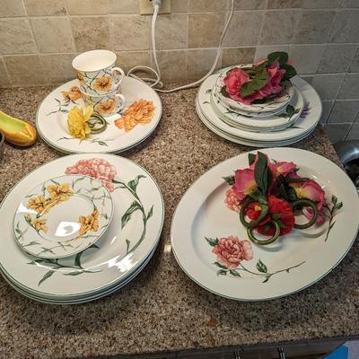 Retroneu Rhapsody Flower Series Dishes Porcelain
