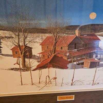 "Ray's Moon" by Bob Timberlake, Signed Lithograph (L-DW)