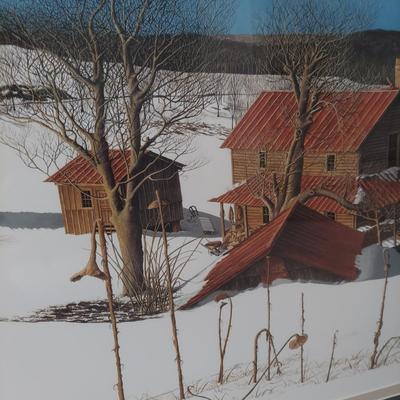"Ray's Moon" by Bob Timberlake, Signed Lithograph (L-DW)
