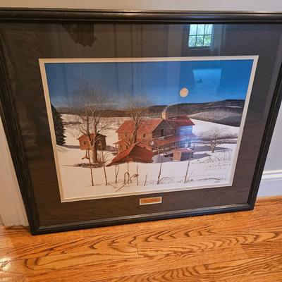 "Ray's Moon" by Bob Timberlake, Signed Lithograph (L-DW)