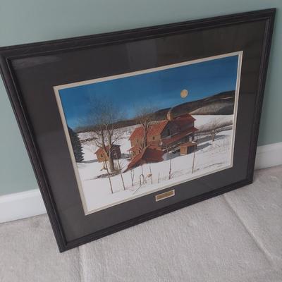 "Ray's Moon" by Bob Timberlake, Signed Lithograph (L-DW)