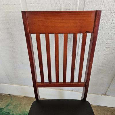 Pair of Folding Wooden Chairs (G-DW)