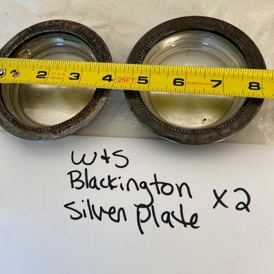 Sterling & Plated Coaters, Shell Dish Lot