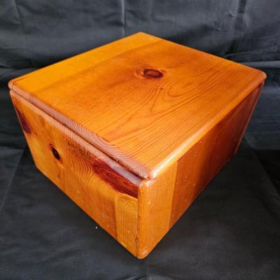 Pair of Handcrafted Pine Boxes (G-DW)