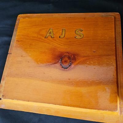 Pair of Handcrafted Pine Boxes (G-DW)