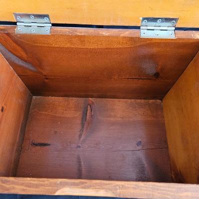 Pair of Handcrafted Pine Boxes (G-DW)