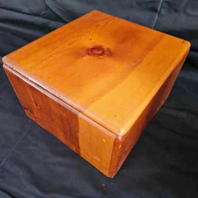 Pair of Handcrafted Pine Boxes (G-DW)