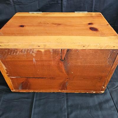 Pair of Handcrafted Pine Boxes (G-DW)