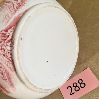 Antique Transfer Ware Thunder Mug