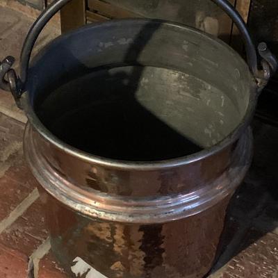 Brass Fireplace Tools / Ash Bucket / Umbrella Stand