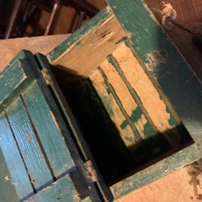 Hand Made Wood Fishing Bait Box