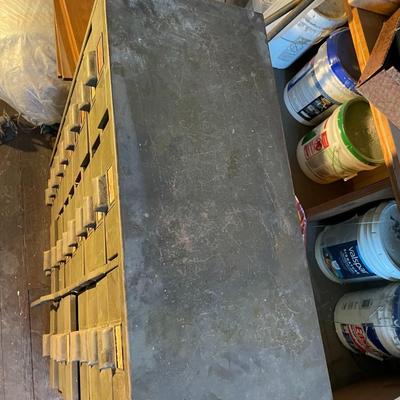 Antique Sylva Supply Co Metal Card Catalogue