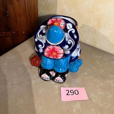 Talavera Siesta Figure Pot