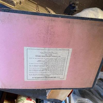 Antique National Cash Register Record Of Accounts, Unused