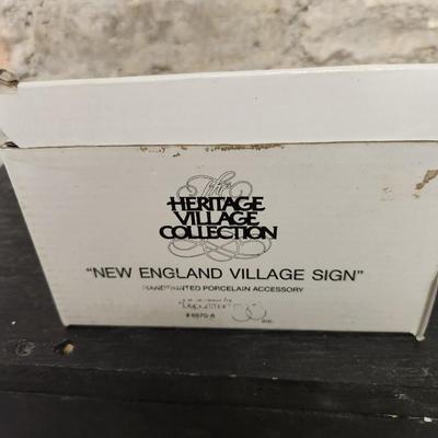 New England Village Sign