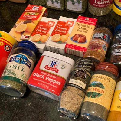 HUGE Spice Lot - Some Full, 1/2, Some Less