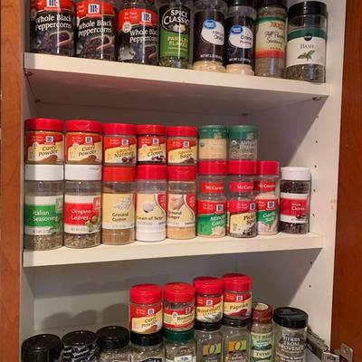 HUGE Spice Lot - Some Full, 1/2, Some Less