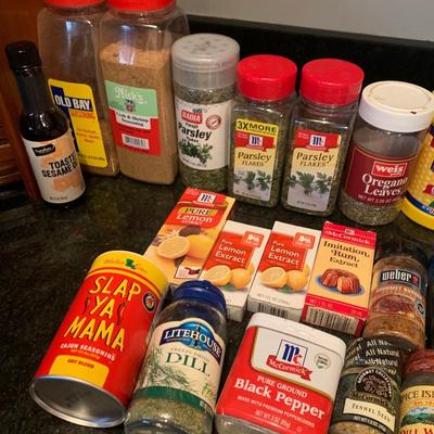 HUGE Spice Lot - Some Full, 1/2, Some Less