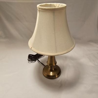 Two Bronze Metal Table Lamps (LR-JS)