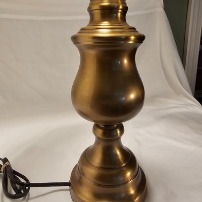 Two Bronze Metal Table Lamps (LR-JS)
