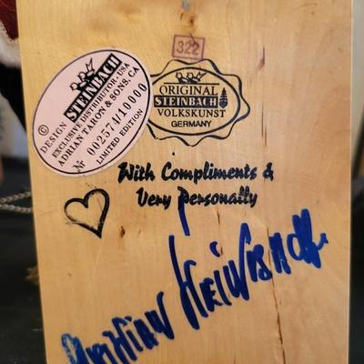 Lot 16 - SIGNED GERMAN STEINBACH NUTCRACKERS & 1 EXTREMELY RARE