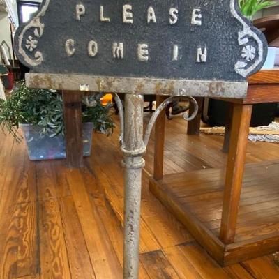 Antique Open and Closed Sign