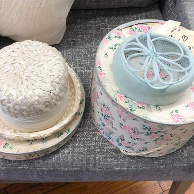 Vintage Hat Lot (Hatbox Included)