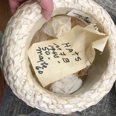 Vintage Hat Lot (Hatbox Included)