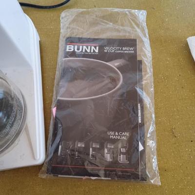 bunn coffee maker w/manual