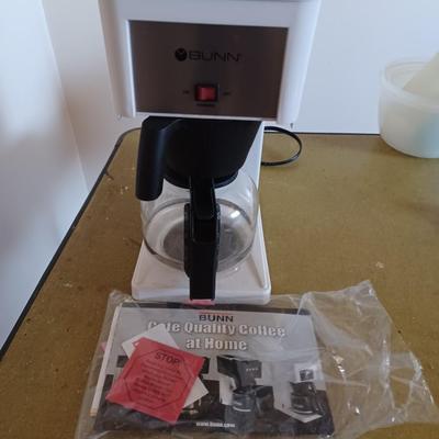 bunn coffee maker w/manual