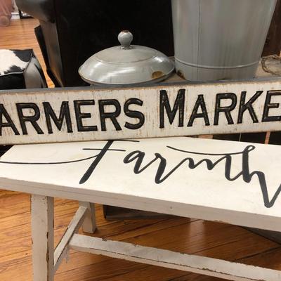 Farmhouse Farmer's Market Decor Lot