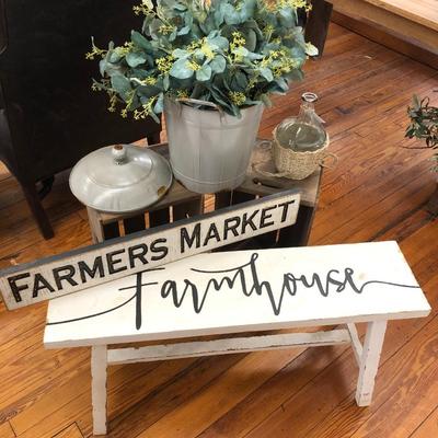 Farmhouse Farmer's Market Decor Lot