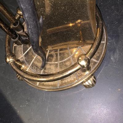 Brass fireplace tools