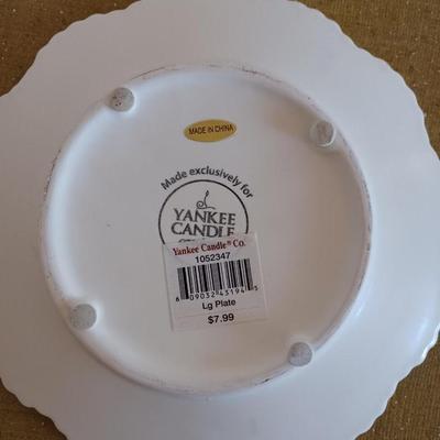 yankee candle plate