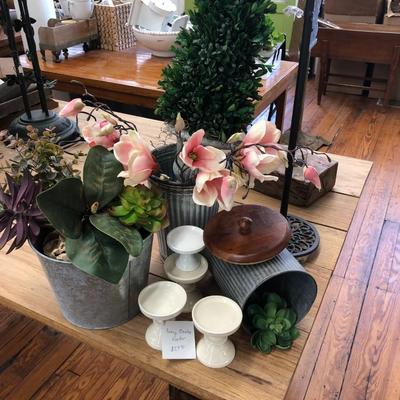 Faux Greenery Decor Lot Two