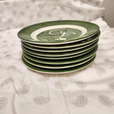 Set of 8 lunch plates