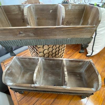 Farmhouse Organizational and Figurine Lot