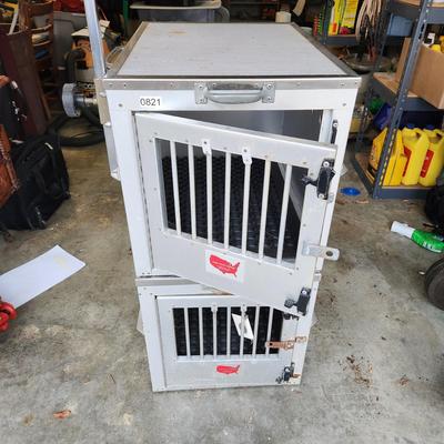2 East Coast Crates Aluminum Dog Crates 24x18x18