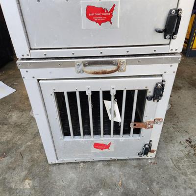 2 East Coast Crates Aluminum Dog Crates 24x18x18