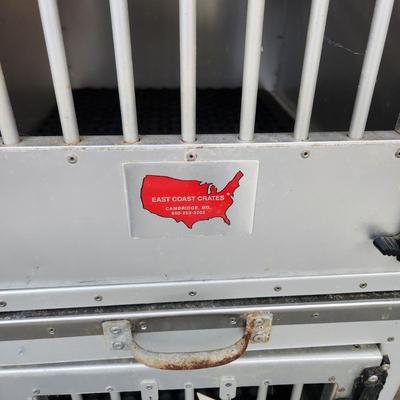 2 East Coast Crates Aluminum Dog Crates 24x18x18