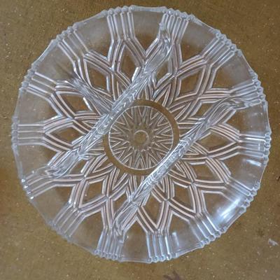 Crystal Glass Pickle Dish