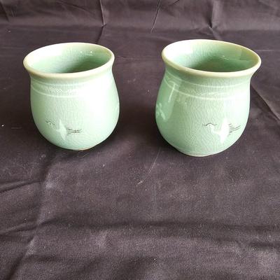 Local Mangum Pottery, Celadon Crane Vases, & More (G-JS)